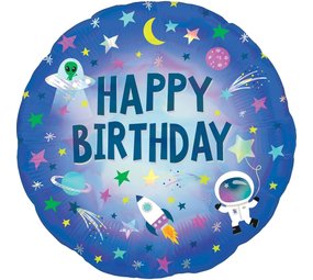 Folie Balloon space travel 45 cm Folie Balloon space travel 45 cm