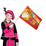 Swing flag fabric Welcome Sint | 30x45cm