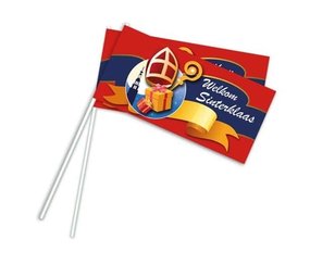 Waving Low Welcome Sinterklaas | 22x12cm