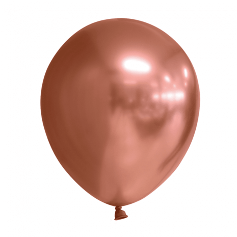 Chrome copper balloons 10 pieces