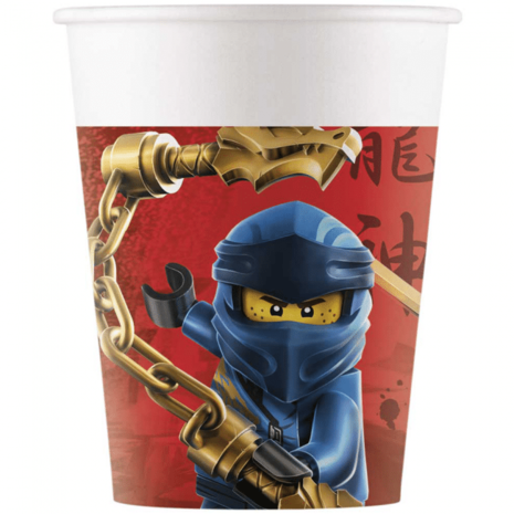 Procos Party Lego Ninjago Bekers 200ml | 8 stuks