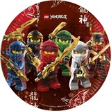 Procos Party Lego Ninjago Borden 23cm | 8 stuks Procos Party Lego Ninjago Borden 23cm | 8 stuks