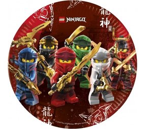 Procos Party Lego Ninjago Teller 23cm | 8 Stück