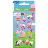Peppa Pig Stickers | 6 sheets Peppa Pig Stickers | 6 sheets