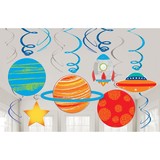 Hang decoration Swirl Space | 12-piece