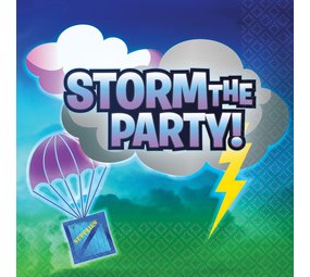 Amscan Pouvonneuse Royale Fortnite Battle 33x33cm | 16 pièces Amscan Pouvonneuse Royale Fortnite Battle 33x33cm | 16 pièces