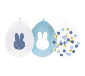 Haza - Witbaard Miffy Ballons Baby Blue | 5 pièces Haza - Witbaard Miffy Ballons Baby Blue | 5 pièces