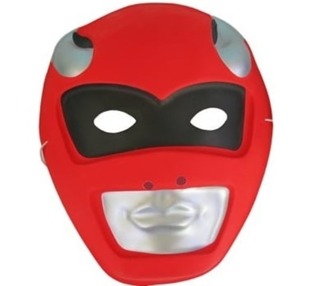 Masker Power Ranger rood | per stuk
