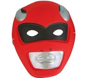 Masque Power Ranger Rouge | par unité Masque Power Ranger Rouge | par unité