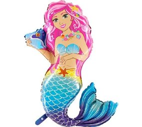 Mermaid SuperShape Balloon 117cm | per Unit