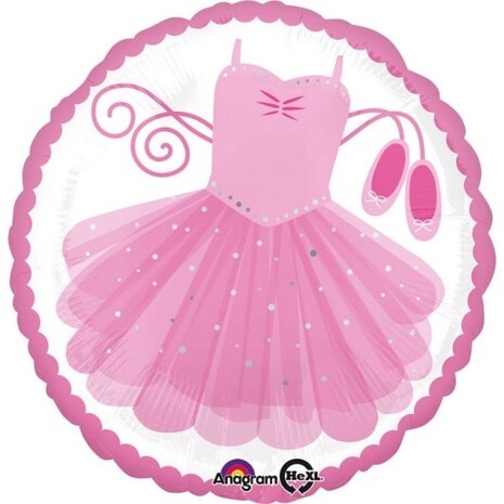 Folie Ballon Ballerina Tutu and Ballet shoes | 43 cm