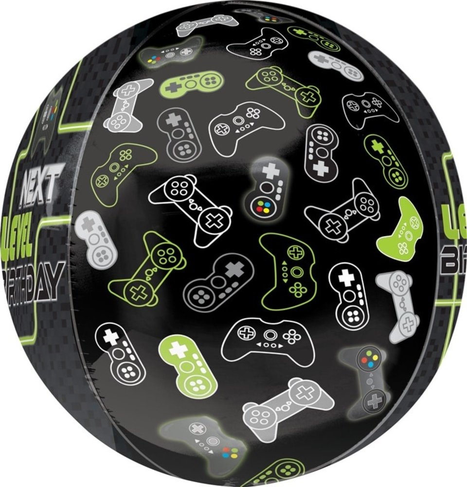 Orbz ballon Game Controller Next Level Birthday | Rond 38cm