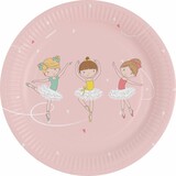 Cake Board Ballerina Petit danseur 18cm | 8 pièces