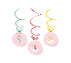 Decoration Swirl Ballerina Little Dancer | 6-piece Decoration Swirl Ballerina Little Dancer | 6-piece