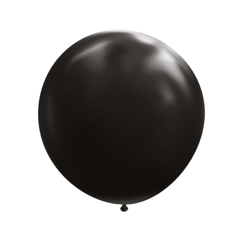 Zwarte mega ballon | 100 cm