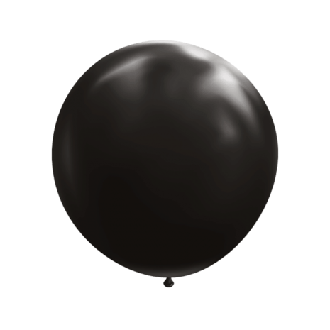 Zwarte mega ballon | 100 cm