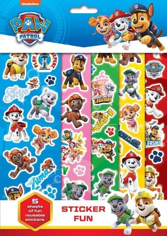 Procos Party Paw Patrol Sticker Fun | 5 vellen