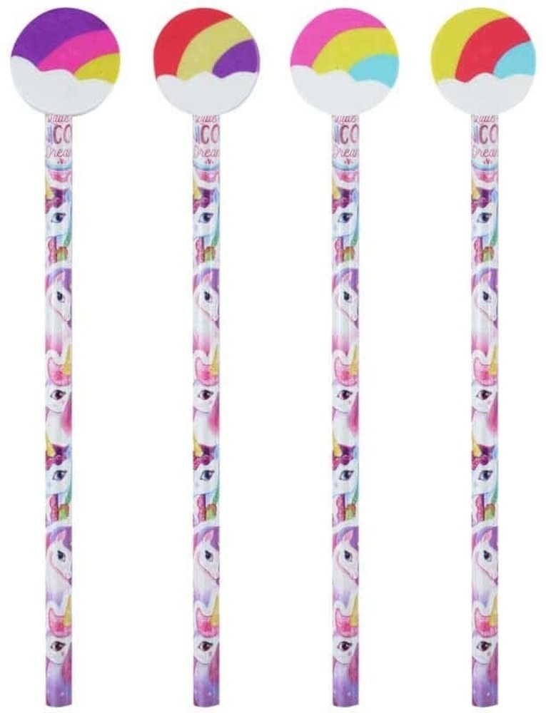 Henbrandt Crayon Licorne avec Gomme | par unité