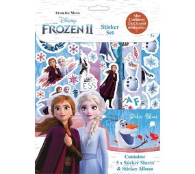 Procos Party Frozen Sticker Set mit Album | 5 Blätter