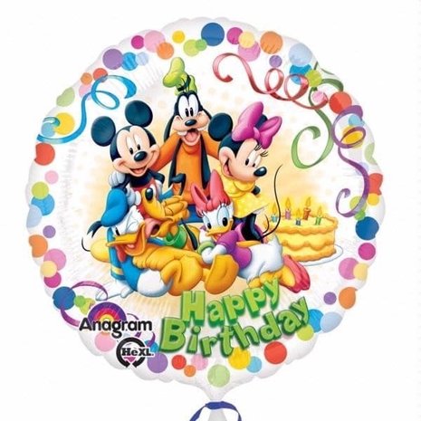 Helium Ballon Mickey und Freunde 45 cm | leer
