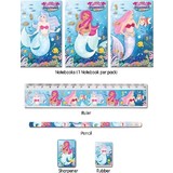 Henbrandt Mermaid Writing Set 5-piece | per Unit