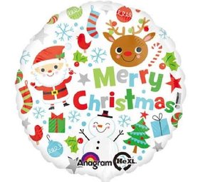 Ballon d'hélium Joyeux Noël Ballon d'hélium Joyeux Noël