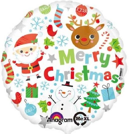 Helium Ballon Frohe Weihnachten