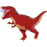 Supershape helium ballon Red T-Rex Dino | 91 cm