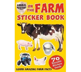 Livre d'autocollant sur la ferme | 70 autocollants Livre d'autocollant sur la ferme | 70 autocollants