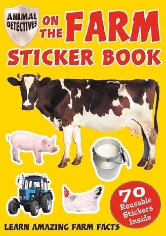 Livre d'autocollant sur la ferme | 70 autocollants Livre d'autocollant sur la ferme | 70 autocollants