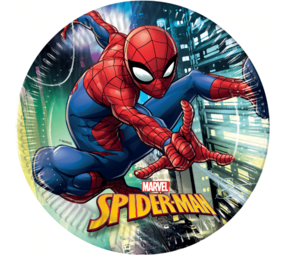 Procos Party Spiderman Borden Team Up 23cm | 8 stuks