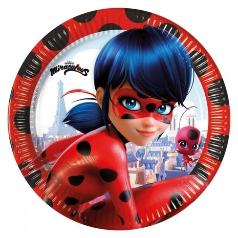 Miraculous Ladybug Cake Sign 20cm | 8 pieces Miraculous Ladybug Cake Sign 20cm | 8 pieces