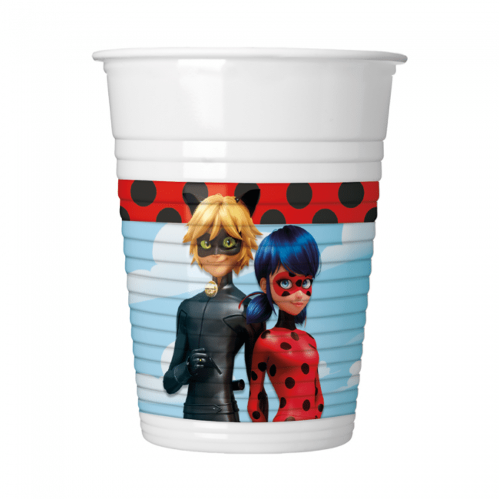 Miraculous Ladybug Cups | 8 pieces Miraculous Ladybug Cups | 8 pieces
