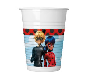 Miraculous Ladybug bekers | 8 stuks Miraculous Ladybug bekers | 8 stuks