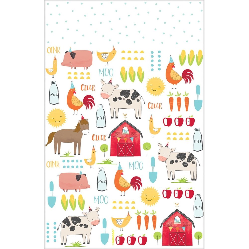 Amscan Boerderij tafelkleed Barnyard | 137 x 243cm