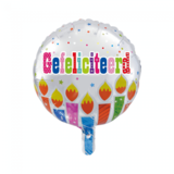 Globos Nordic Heliumballon Glückwunsch 45 cm | Leer