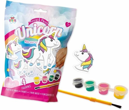 Unicorn plaster figures DIY | per Unit
