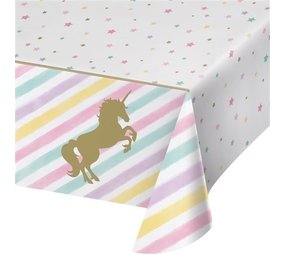 Creative Converting Unicorn Sparkle Tafelkleed 137x259cm | per stuk Creative Converting Unicorn Sparkle Tafelkleed 137x259cm | per stuk