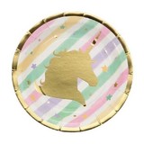 Creative Converting Unicorn Sparkle Plates 18cm | 8 pieces Creative Converting Unicorn Sparkle Plates 18cm | 8 pieces