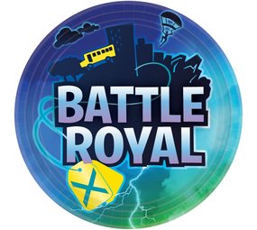 Amscan Fortnite Battle Royal Plates 23cm | 8 pieces