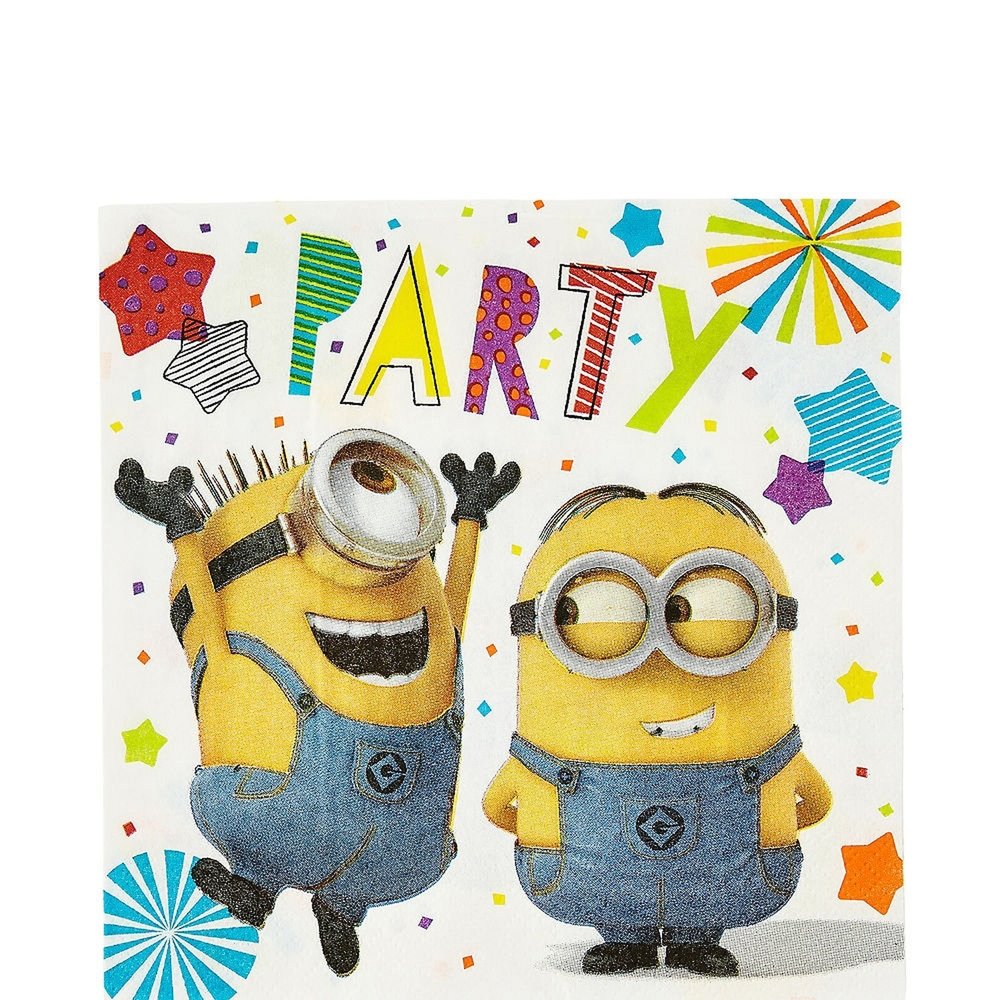 Amscan Minions Napkins Party 33x33cm | 16 pieces