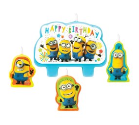 Minions Kaarsen set | 4-delig Minions Kaarsen set | 4-delig