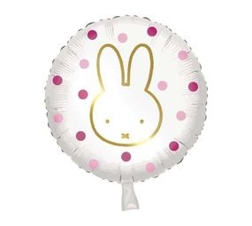 Helium Balloon Miffy rose | vide Helium Balloon Miffy rose | vide