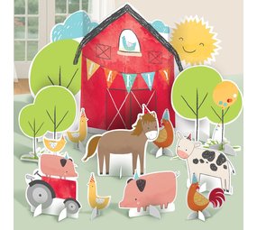 Farmtisch Dekoration Kit Barnyard | 11-teilig