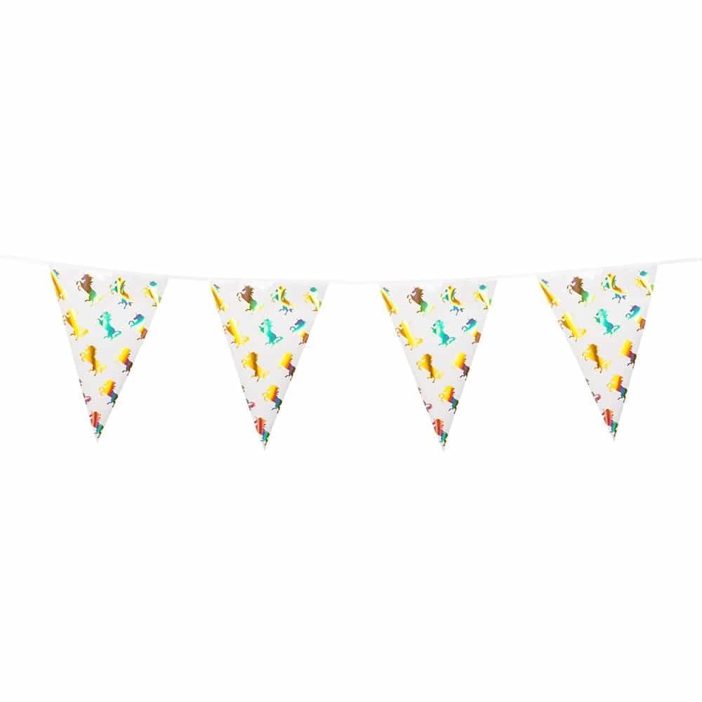 Boland Unicorn Gold Bunting Garland 4mtr | per Unit Boland Unicorn Gold Bunting Garland 4mtr | per Unit