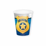 Creative Converting Coupes de fête de la police 266ml | 8 pièces