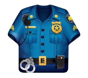 Creative Converting Hemdplatten der Polizeiparty | 8 Stücke Creative Converting Hemdplatten der Polizeiparty | 8 Stücke