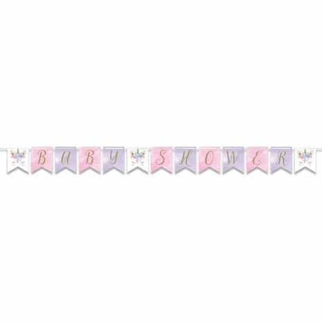 Creative Converting Guirlande de Lettres Baby Shower 214x15cm | par unité