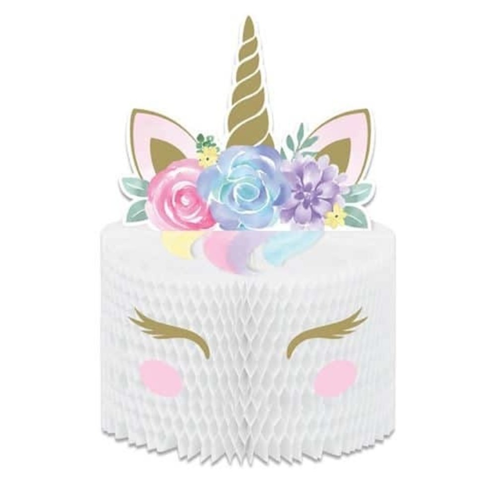 Creative Converting Décoration de table Bébé Licorne 30x19cm | par unité