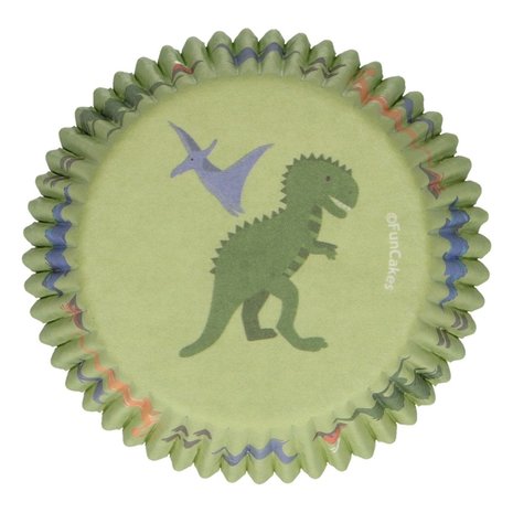 Fun Cakes Dinosaurus cupcake vormen | 48 stuks Fun Cakes Dinosaurus cupcake vormen | 48 stuks